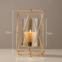 Cavalli Nordic Romantic Light Luxury Candle Holder Decoration Glass Aromatherapy