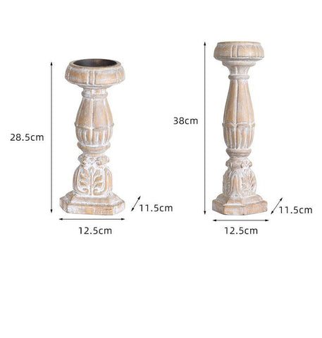 Retro Moroccan Light Luxury Homestay Resin Candle Holder